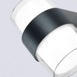 Lámpara de pared minimalista acrílica impermeable para patio