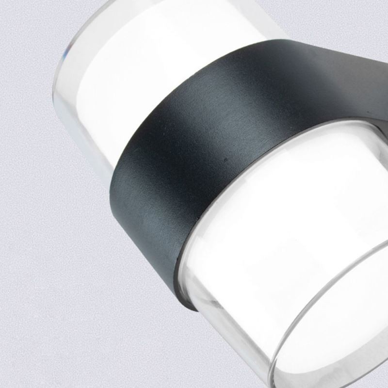 Lámpara de pared minimalista acrílica impermeable para patio