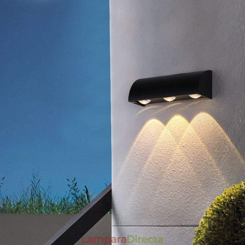 Lámpara de pared de aluminio impermeable para escaleras