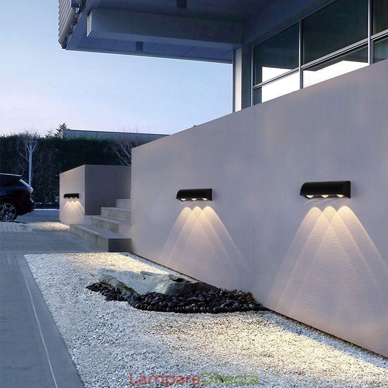Lámpara de pared de aluminio impermeable para escaleras