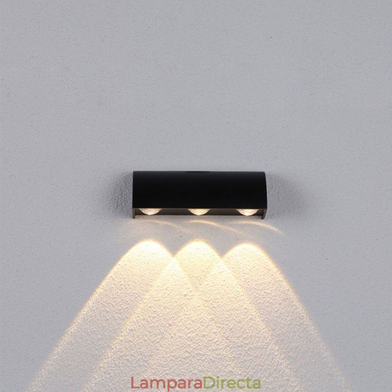 Lámpara de pared de aluminio impermeable para escaleras