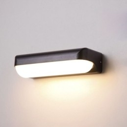 Lámpara de pared de aluminio impermeable, luz de pared para escalera, baño, pasillo