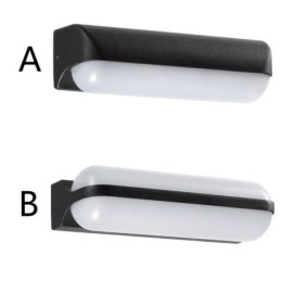 Lámpara de pared de aluminio impermeable, luz de pared para escalera, baño, pasillo