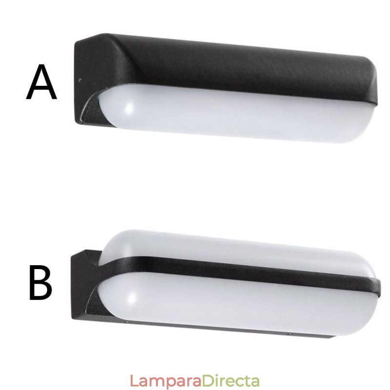 Lámpara de pared de aluminio impermeable, luz de pared para escalera, baño, pasillo