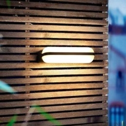 Lámpara de pared de aluminio impermeable, luz de pared para escalera, baño, pasillo