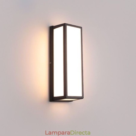 Lámpara de pared rectangular moderna e impermeable para porche de villa Lámpara de pared rectangular moderna e impermeable para porche de villa