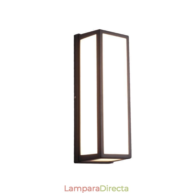Lámpara de pared rectangular moderna e impermeable para porche de villa