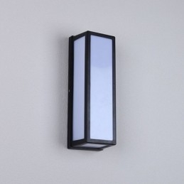 Lámpara de pared rectangular moderna e impermeable para porche de villa