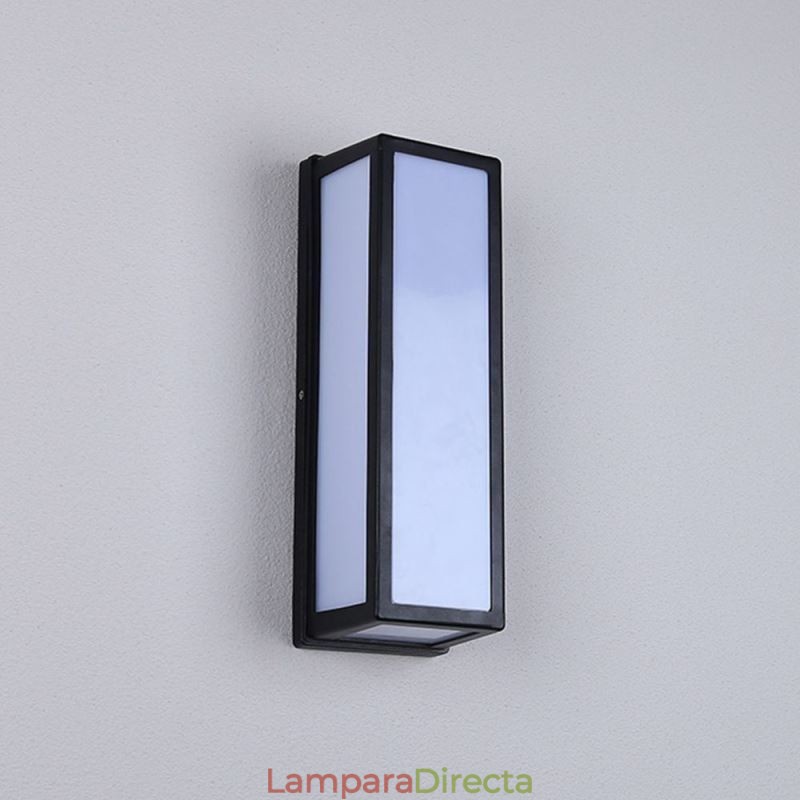 Lámpara de pared rectangular moderna e impermeable para porche de villa