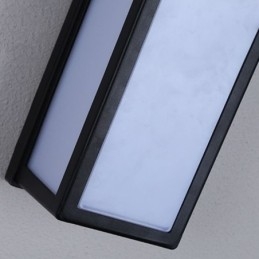 Lámpara de pared rectangular moderna e impermeable para porche de villa