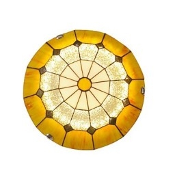 Lámpara de techo de estilo mediterráneo, lámpara romántica, diámetro 40 cm.
