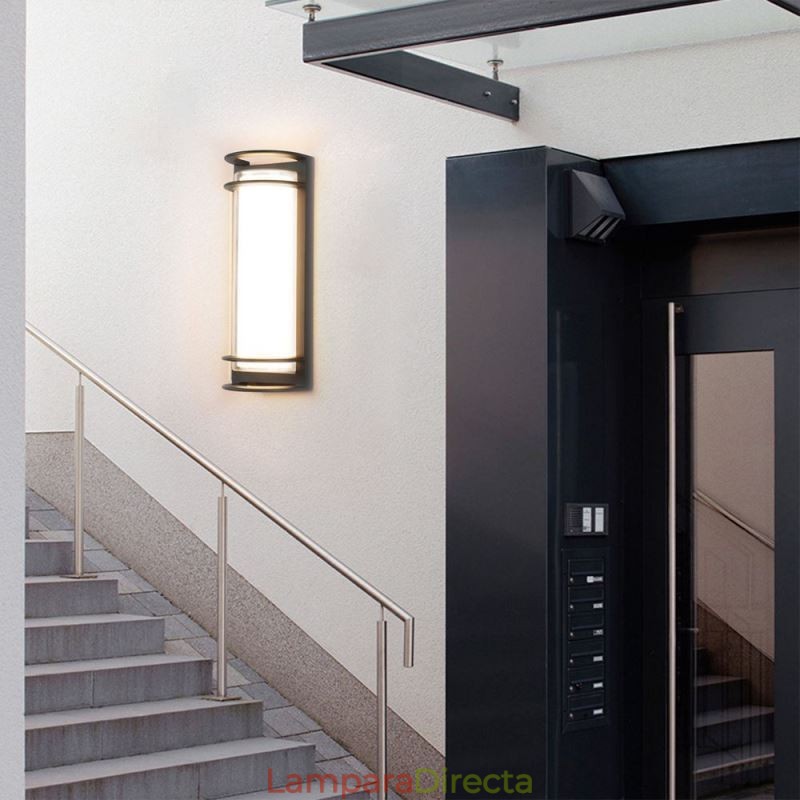 Lámpara de pared impermeable, luz de pared para pasillo, patio