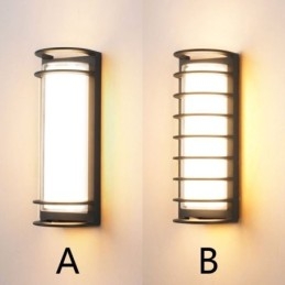 Lámpara de pared impermeable, luz de pared para pasillo, patio