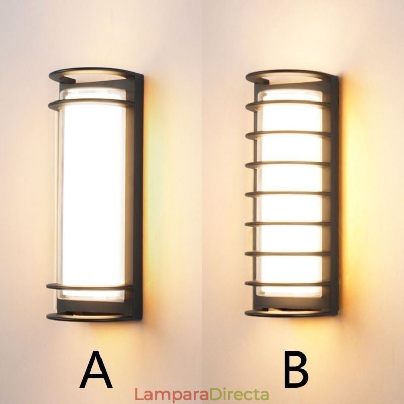 Lámpara de pared impermeable, luz de pared para pasillo, patio
