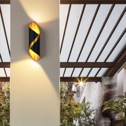 Lámpara de pared moderna, impermeable, para pasillo o pasillo.