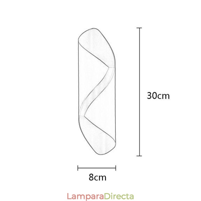 Lámpara de pared moderna, impermeable, para pasillo o pasillo.