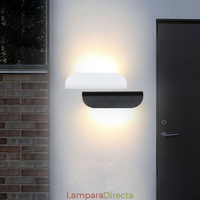 Lámpara de pared, luz de pared interior, iluminación exterior impermeable