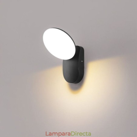 Lámpara de pared minimalista moderna de aluminio para jardín, resistente al agua, con forma de media luna. Lámpara de pared minimalista moderna de aluminio para jardín, resistente al agua, con forma de media luna.