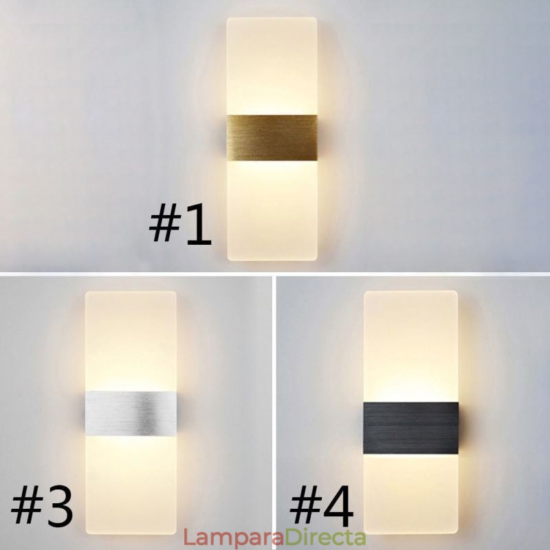 Lámparas de pared modernas minimalistas para mesitas de noche, pasillos, escaleras, cocinas, pisos.