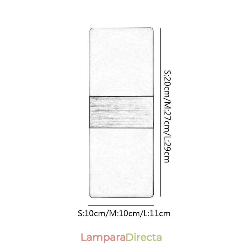 Lámparas de pared modernas minimalistas para mesitas de noche, pasillos, escaleras, cocinas, pisos.