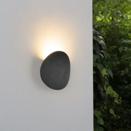 Lámpara de pared de aluminio para iluminación de exteriores, jardín y balcón.