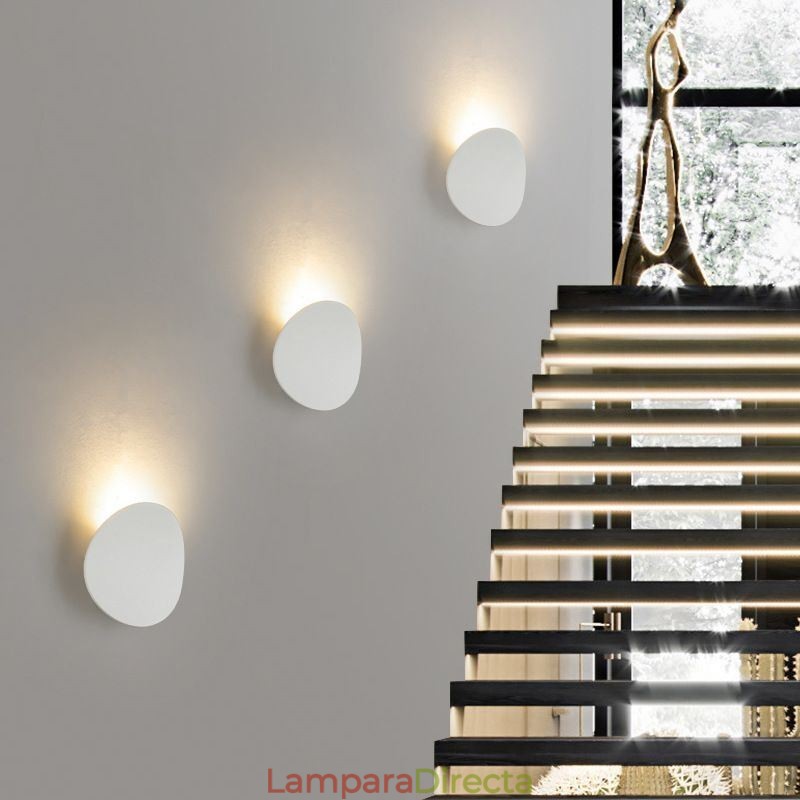 Lámpara de pared de aluminio para iluminación de exteriores, jardín y balcón.