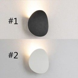 Lámpara de pared de aluminio para iluminación de exteriores, jardín y balcón.