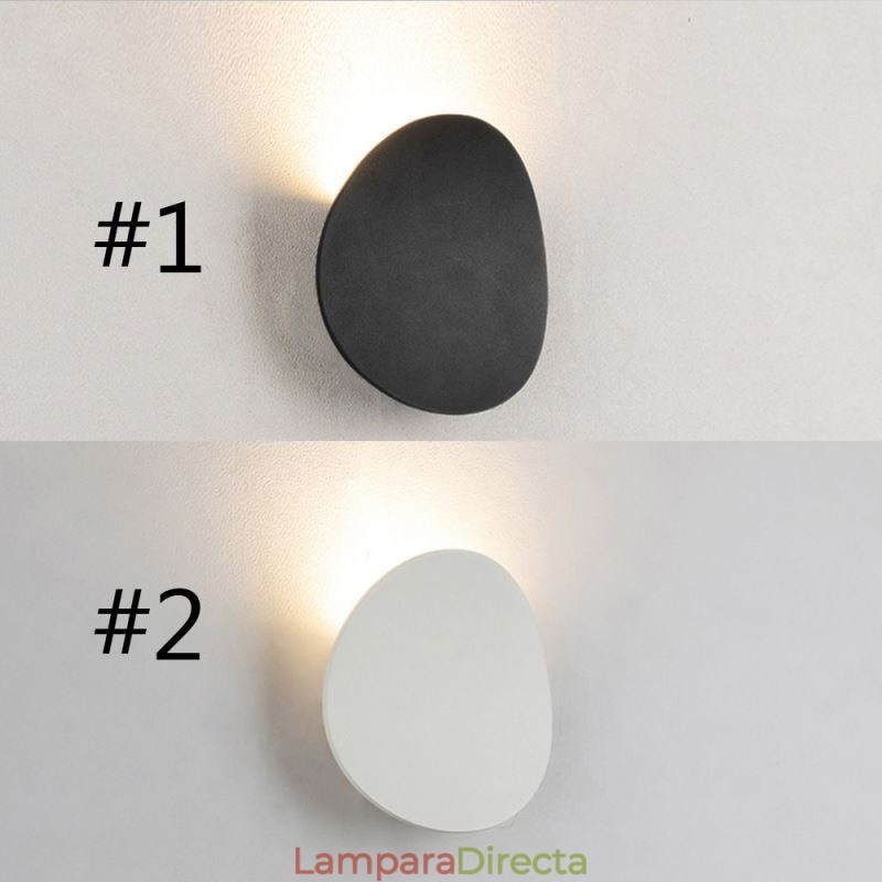 Lámpara de pared de aluminio para iluminación de exteriores, jardín y balcón.