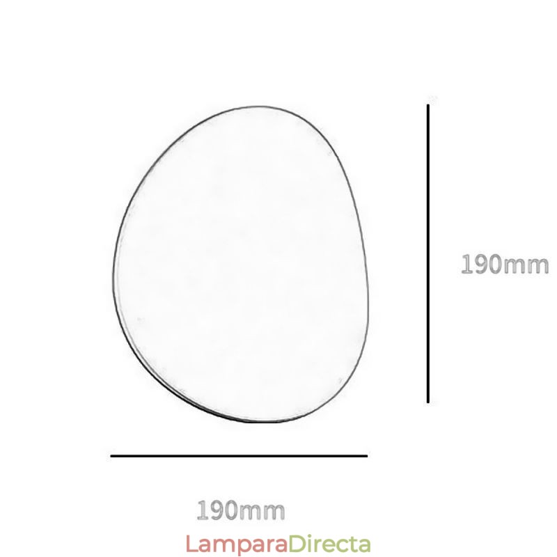 Lámpara de pared de aluminio para iluminación de exteriores, jardín y balcón.
