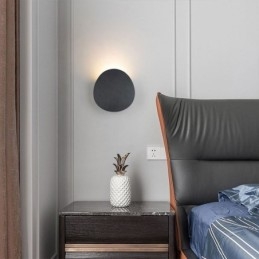 Lámpara de pared de aluminio para iluminación de exteriores, jardín y balcón.