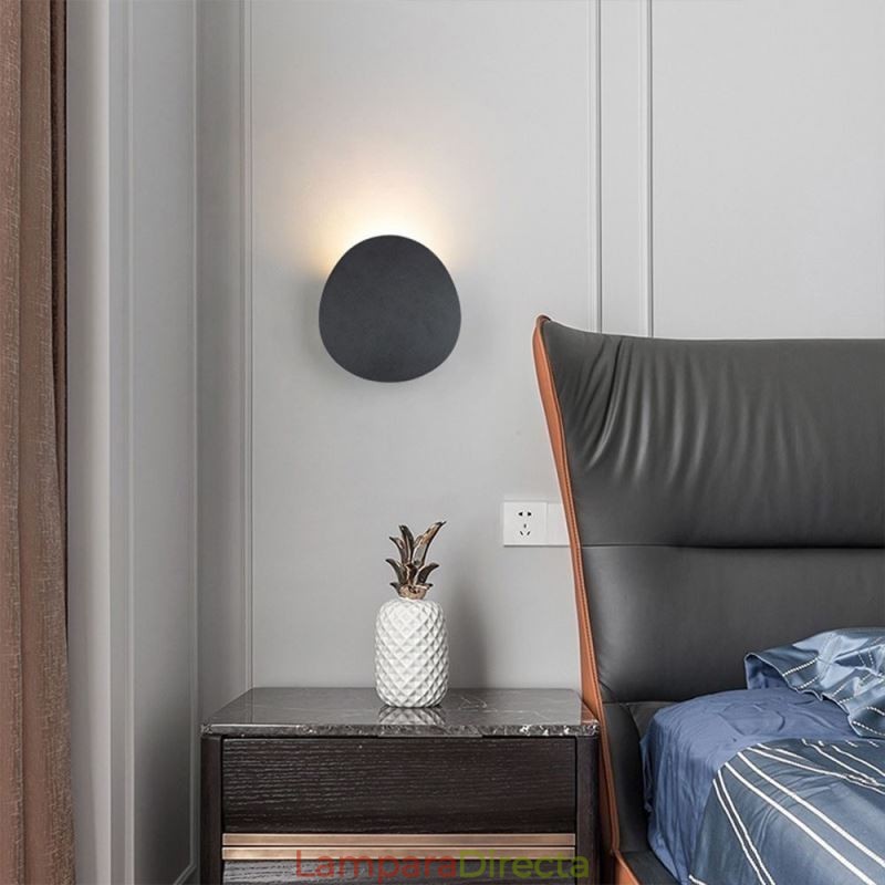 Lámpara de pared de aluminio para iluminación de exteriores, jardín y balcón.