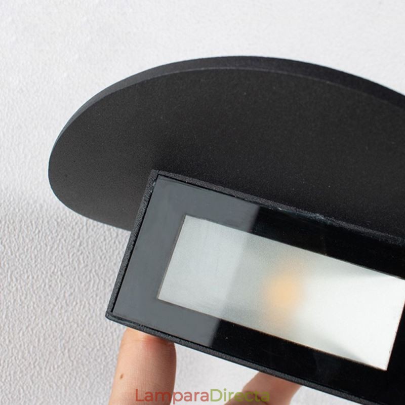 Lámpara de pared de aluminio para iluminación de exteriores, jardín y balcón.