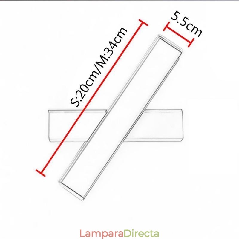 Lámpara de pared giratoria para mesita de noche, de aluminio.