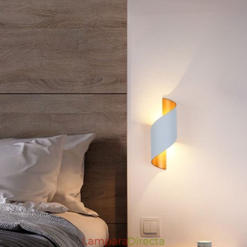 Apliques de pared de aluminio Lámpara de pared impermeable Patio Porche