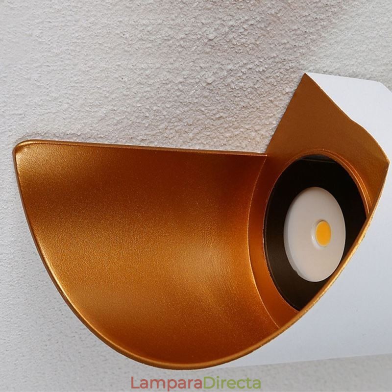 Apliques de pared de aluminio Lámpara de pared impermeable Patio Porche