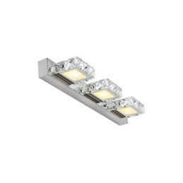 Aplique de pared Espejo de baño Lámpara de pared para lavabo Acero inoxidable