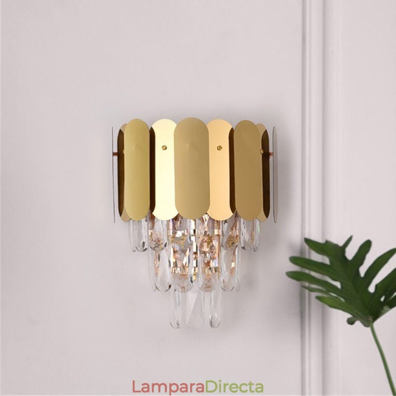 Lámpara de pared de cristal moderna, lámpara de pared, accesorios de noche
