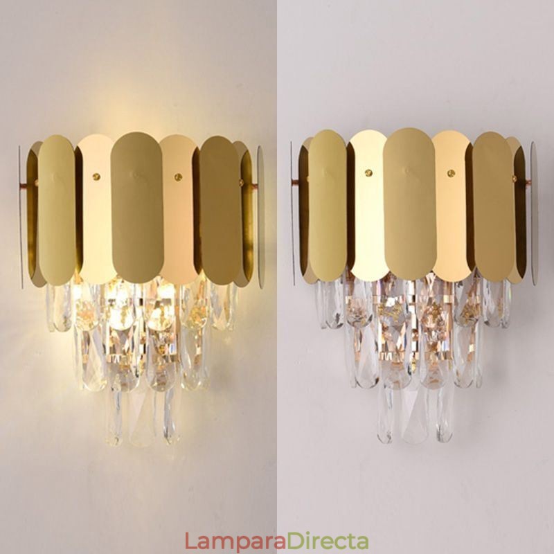 Lámpara de pared de cristal moderna, lámpara de pared, accesorios de noche