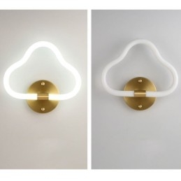 Lámpara de pared con forma de nube, luces decorativas artísticas