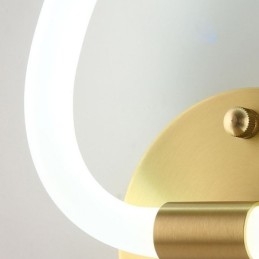 Aplique de pared moderno para interiores con forma de corazón