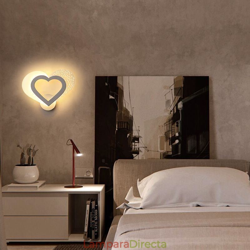 Lámpara de pared acrílica encantadora lámpara de aplique