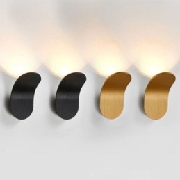 Lámpara de pared minimalista de aluminio