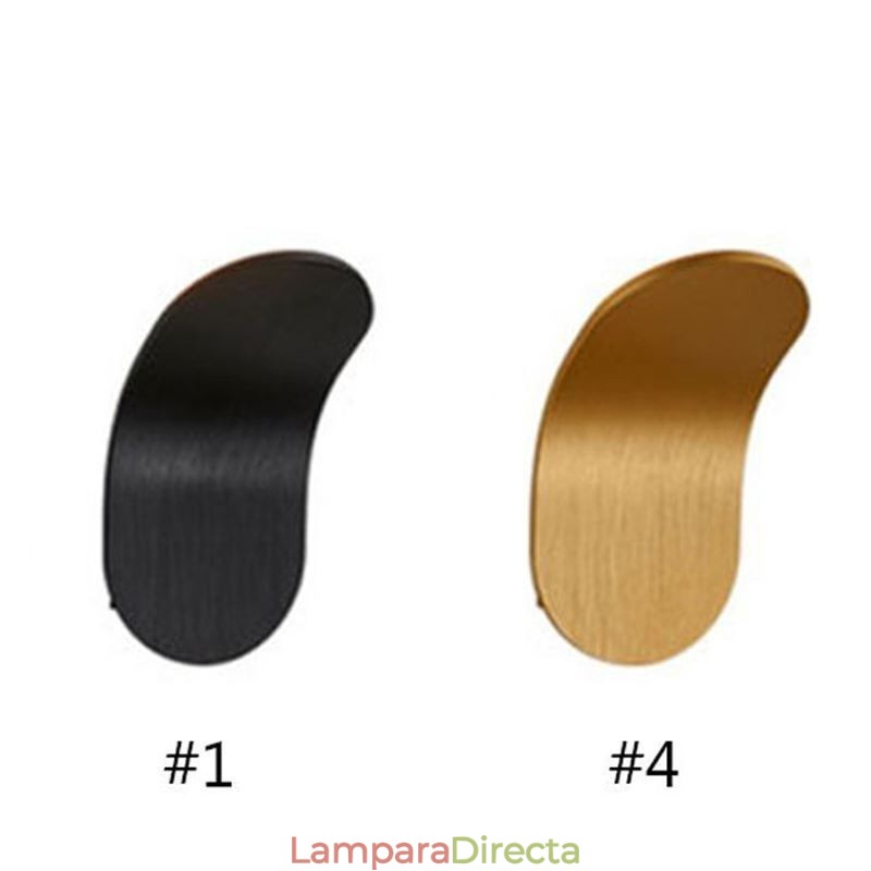 Lámpara de pared minimalista de aluminio