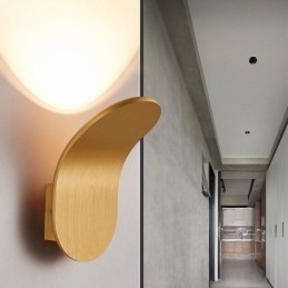 Lámpara de pared minimalista de aluminio