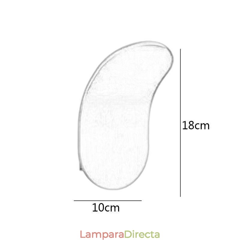 Lámpara de pared minimalista de aluminio