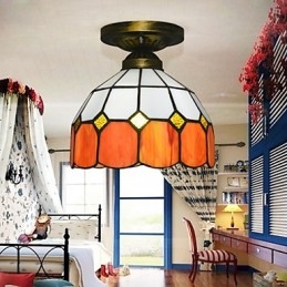 Lámpara de techo absorbente con diseño mediterráneo, creativa y con diseño de cúpula absorbente.
