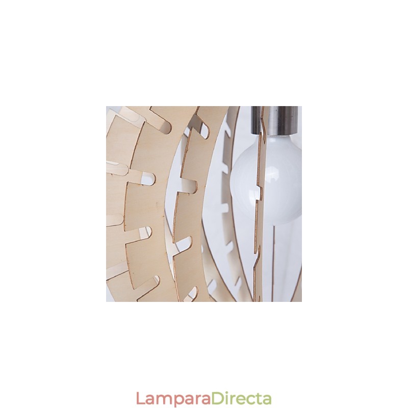 Lámpara de araña vintage de madera de otros tipos