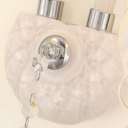 Aplique de pared elegante de cristal de estilo europeo clásico