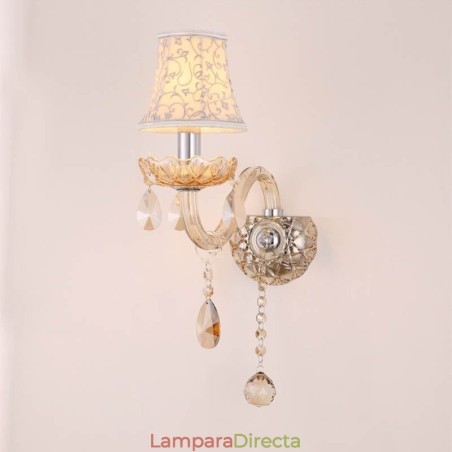 Elegante aplique de cristal de estilo europeo para pared de pasillo Elegante aplique de cristal de estilo europeo para pared de pasillo