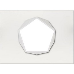 Lámpara de techo moderna con luz nocturna montada en color blanco cálido y blanco.